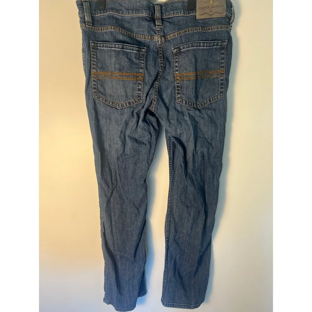 Cody James Jeans Mens 36x32 Blue Straight Leg Stretch Western Denim Cowboy